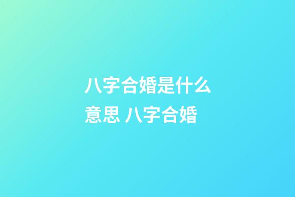 八字合婚是什么意思 八字合婚-第1張-觀點(diǎn)-玄機(jī)派